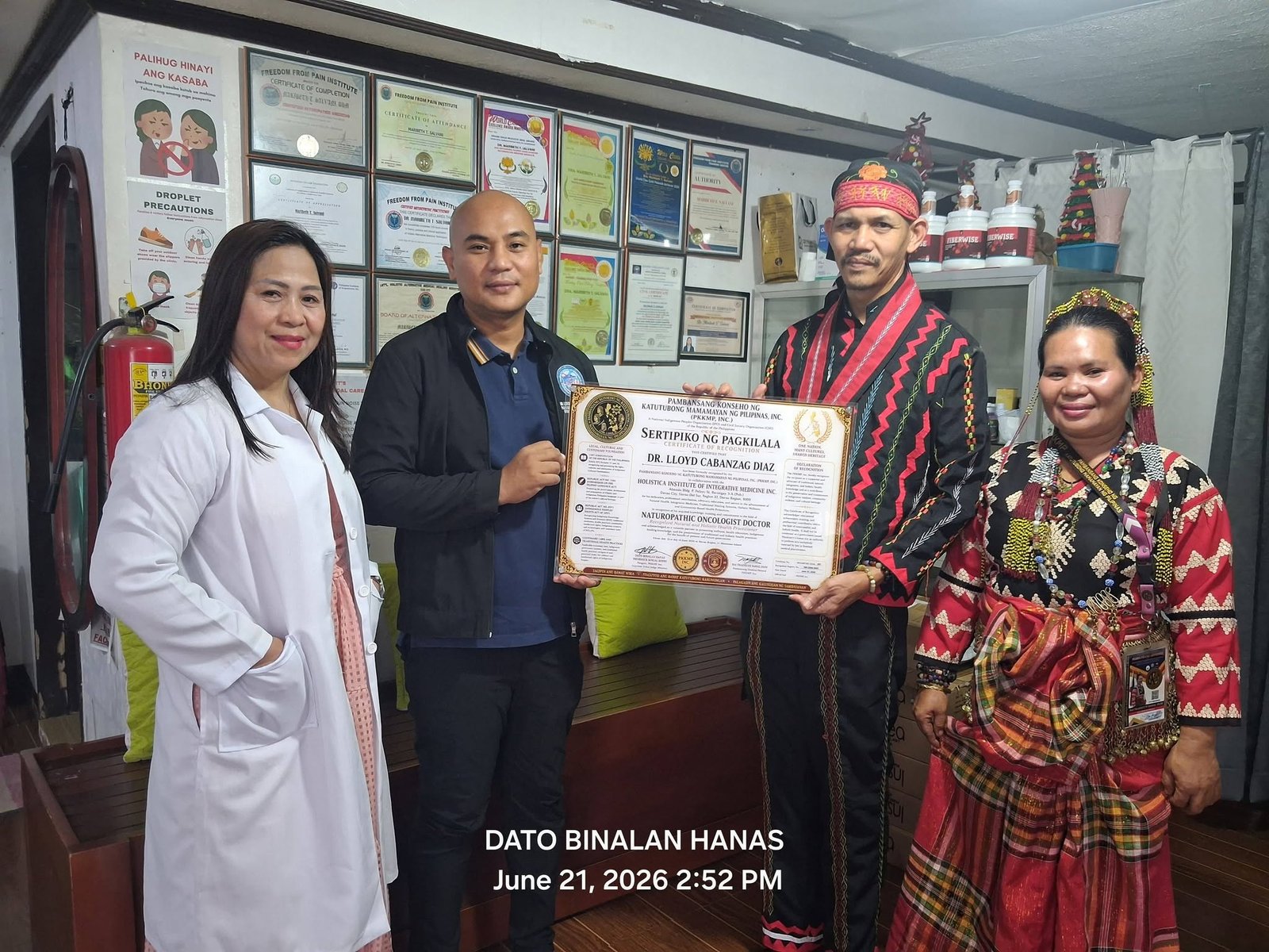 You are currently viewing PKKMP, Inc. Naggawad ng Pagkilala sa mga Tagapagtaguyod ng Holistic at Integrative Medicine sa Davao City