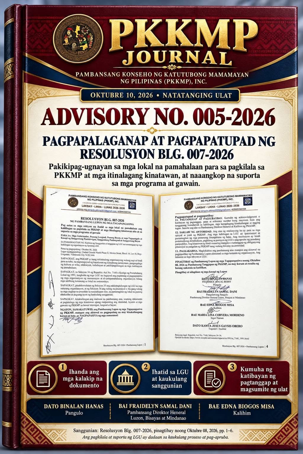 You are currently viewing 📣PKKMP ADVISORY NO. 005-2026